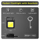 COB Rechargeable Keychain Flashlight 2Pack, High Lumen Super Bright LED Work Light with Magnet,Clip,Bottle Opener for Dog Walking,Car Repair, Emergency,Camping,EDC
