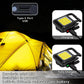 COB Rechargeable Keychain Flashlight 2Pack, High Lumen Super Bright LED Work Light with Magnet,Clip,Bottle Opener for Dog Walking,Car Repair, Emergency,Camping,EDC