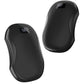 Hand Warmers Rechargeable 2 Pack,Portable Digital Display Pocket Electric hot Hands,Magnetic Battery Powered Heater. Outdoor, Golf, Hunting, Camping Accessories, Gifts - Black - Size Fits Adult Hands