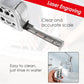 Hollow Retractable Tape Measure 7.5m Tape Measure Stainless Steel Tape Measure - Silver - Size 7.5m*25mm