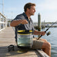 Fishing Clear Bucket, Sturdy Eva Clear for Outdoor Fish with Handle, Anti Slip Rope, Leak, Foldable for Outdoors Camping