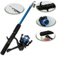 Beginner Fishing Set Fishing Tackles Including Reel Telescopic Rod Float Baits Hook Connector Landing Net & Storage Bag Rod - Green Set 2 - Size 1 Pack