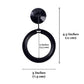 Betta Feeding Ring, Prevent Water Turbulence from Washing Food into Filter, Practical Round Floating Food, Suitable for Guppy, Goldfish and Other Small Fish (5 Pc)