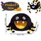 Black Spider Cat Nest Halloween Puppy Cave Warm Kitten Bed with Removable Washable Cushion