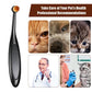 6pcs Pro Applicator Brush for Pets, Eye Comb For Small Dogs, Tear Stain Remover with Washable Superfine Fiber Long Tapered Bristles, Small Pet Tear Stain Remover for Dogs, Cats 4.72 inches