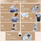 Cat Feeder Automatic Cat Feeder Cat Water Dispenser Cat Feeding Set Pet Care