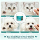 Eye Wipes for Dogs & Cats, Pet Eye Cleaner Wipes for Tear Stains Discharge, Hypoallergenic with Aloe Vera and Vitamin E, Gently Removes Eye Debris, Mucus, Crust, for Daily Use, 100 Count