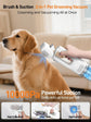 Pet Grooming Vacuum Dog Grooming Vacuum Cat Hair Removal Tool Slicker Brush Set