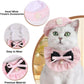 Cat Beret Cat Headscarf Pet Outfit Cat Accessories Halloween Pet Costume - Pink