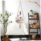 Cat Swing, 49 Inch Hanging Cat Bed with Cotton Mat, Boho Style Hammock with Tassel, Space Saving Hammock Bed for Sleeping, Playing, and Lounging, Hammocks