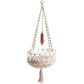 Cat Swing, 49 Inch Hanging Cat Bed with Cotton Mat, Boho Style Hammock with Tassel, Space Saving Hammock Bed for Sleeping, Playing, and Lounging, Hammocks