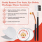 Tear Stain Remover Kit for Dogs & Cats with Tear Stain Comb, Tear Stain Balm, Eye Cotton Pads, Pro Powder Brush Gently Remove Tear Stain, Eye Debris, Discharge, Mucus Secretions