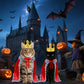 Cat Halloween Costume Cat King Costume Red Cape For Cat Gold Crown For Cat Dog Pet