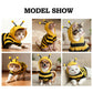 Bumblebee Cat Costume for Sphynx & Small Dogs, Fit Halloween, Yellow, Cute Bee Stripes Hoodie, Soft Warm Fleece, Holiday Cosplay Outfit, Daily Leisure Wear, Easy to Put, Safe for Leash Walking - Yellow / S