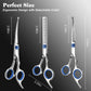 Dog Grooming Scissors Cat Grooming Scissors 4-In-1 Grooming Set Pet Grooming - Red