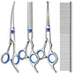 Dog Grooming Scissors Cat Grooming Scissors 4-In-1 Grooming Set Pet Grooming - Red