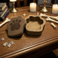 Wooden Pet Cremation Box for Cats and Dogs Paw Shape Paw Print Lid Design, Magnetic Closure, Memorial Keepsake, Natural Wood Finish, Fits Cats & Dogs