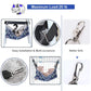 Cat Hammock Adjustable Hanging Cat Bed Indoor Cat Bed Reversible Cat Hammock