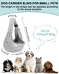 Grey Dog Carrier Bag Small Dog Carrier Sling Pet Travel Bag Australia
