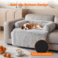 Plush Dog Bed Dog Bed With Bolster Comfortable Dog Bed Large Dog Bed Small Dog