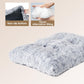 Fluffy Dog Crate Bed for Extra Large Dogs, Plush Faux Fur Pad, Calming Anti Anxiety XL Bed for Crate, Washable Soft Warm Dog Mat with Non-Slip Bottom - Gray - Size 29.5"L x 20"W