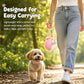 Portable Dog Water Bottle 2-In-1 Dog Water Dispenser Stainless Steel Pet Water