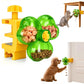 Dog Slow Feeder, Interactive Dog Puzzle Feeder for Enrichment adjustable difficulty, fixing strap, boredom relief, mental stimulation, slow eating, small medium dogs cats