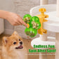 Dog Slow Feeder, Interactive Dog Puzzle Feeder for Enrichment adjustable difficulty, fixing strap, boredom relief, mental stimulation, slow eating, small medium dogs cats
