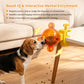 Dog Slow Feeder, Interactive Dog Puzzle Feeder for Enrichment adjustable difficulty, fixing strap, boredom relief, mental stimulation, slow eating, small medium dogs cats