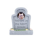 Pet Memorial Stone for Loss of Dog or Cat-Resin Dog Memorial Gifts with Flower Language Design-Heartfelt Pet Loss Sympathy Gift-Dog Passing Away Remembrance Keepsake - Gray - Size Angel heart