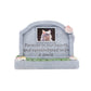 Pet Memorial Stone for Loss of Dog or Cat-Resin Dog Memorial Gifts with Flower Language Design-Heartfelt Pet Loss Sympathy Gift-Dog Passing Away Remembrance Keepsake - Gray - Size Angel heart