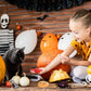 Halloween Catnip Toys,Pumpkin Ghost Catnip Toy Chew Bite Toy for Cat Interactive, Pack of 6