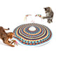 Cat Toy Interactive Spinning Cat Toy Butterfly Attachment Cat Toy Feather