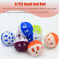 24-Piece Cat Toys Bell Ball Cat Toys Interactive Cat Toys Kitten Toys Colorful，Random color