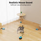 Interactive Cat Toy Automatic Cat Toy Manual Cat Toy DIY Feather Mouse Toy Cat