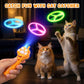 Cat Toy Dog Toy Rechargeable Disc Launcher Flying Spinners Interactive Pet