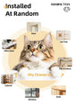 Interactive Cat Toy Electric Cat Teaser Remote Control Cat Toy Door Clip Cat