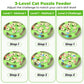 cat toy, 3-in-1 cat treat feeder, cat puzzle toy, trackball cat toy, feather teaser cat toy, slow-feeder cat toy, cat mental stimulation toy, indoor cat toy Australia, interactive cat puzzle