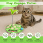 cat toy, 3-in-1 cat treat feeder, cat puzzle toy, trackball cat toy, feather teaser cat toy, slow-feeder cat toy, cat mental stimulation toy, indoor cat toy Australia, interactive cat puzzle