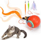 Interactive Cat Toy Cat Ball Toy Feather Worm Toy Cat Toy With Bells Australian