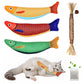 3 Cat Toys Australia Fish-Shaped Cat Toys Catnip Toys Cat Scratching Stick