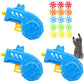 18 Pieces Interactive Cat Fetch Tracking Toys With 5 Colors Flying Propellers for Indoor Pet Kitty Training Chasing，Random color