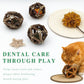 3-Piece Indoor Cat Toys Natural Catnip Toys Kitten Toys Teeth Cleaning Cat Toys Natural