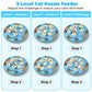 cat toy, 3-in-1 cat treat feeder, cat puzzle toy, trackball cat toy, feather teaser cat toy, slow-feeder cat toy, cat mental stimulation toy, indoor cat toy Australia, interactive cat puzzle