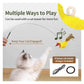 2-Pack Cat Toys Interactive Cat Toys Bird Shaped Cat Toys Cat Toys With Chirping Sound，Random color