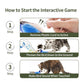 2-Pack Cat Toys Interactive Cat Toys Bird Shaped Cat Toys Cat Toys With Chirping Sound，Random color
