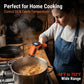 Digital Infrared Thermometer Gun -58°F to 1112°F, Non Contact Infrared Thermometer Laser Temperature Gun for Cooking, BBQ, Pizza Oven, Griddle, HVAC,Instant-Read with Backlit Display (Not for Human)