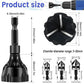 5PCS Deburring Tool Set, Tungsten Carbide Chamfer Drill Bit, External Deburring Tool with Quick Release Hex Shank for Metal, Fits 1/8"-3/4" (3-20mm)