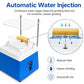 Stained glass grinder,4200r/min Glass grinder,with 5 Sizes Diamond Bits Automatic Water Filling Function, 5/8"+1"+3 Bits Included, For Beginners, Glass Processing Arts & Decoration