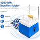 Stained glass grinder,4200r/min Glass grinder,with 5 Sizes Diamond Bits Automatic Water Filling Function, 5/8"+1"+3 Bits Included, For Beginners, Glass Processing Arts & Decoration